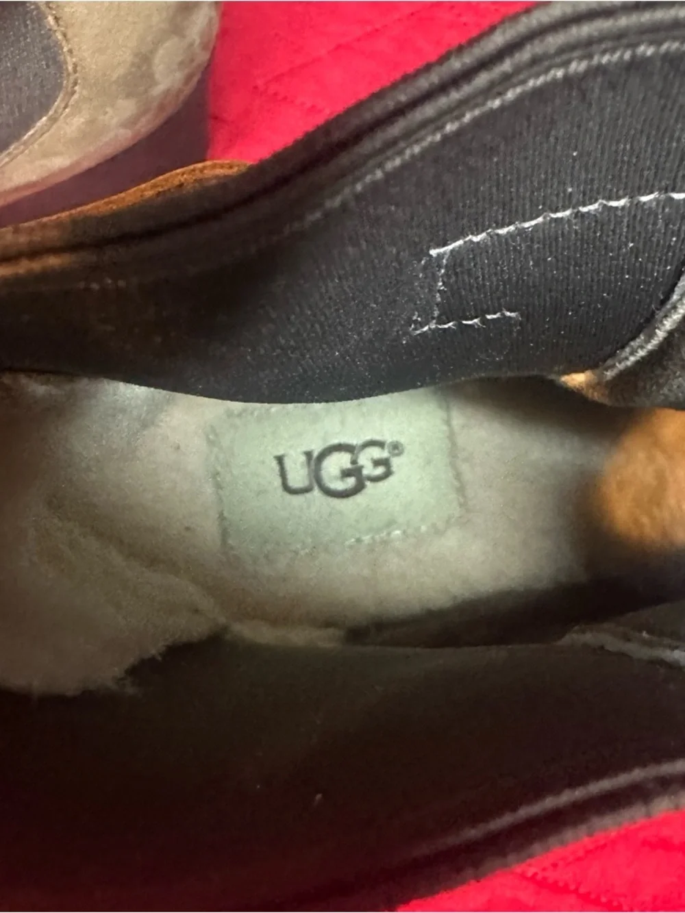 UGG Women's Indra waterproof Brown Wedge Ankle Booties